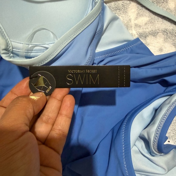 Victoria's Secret Blue Ombre One-Piece Swimsuit - Picture 6 of 6
